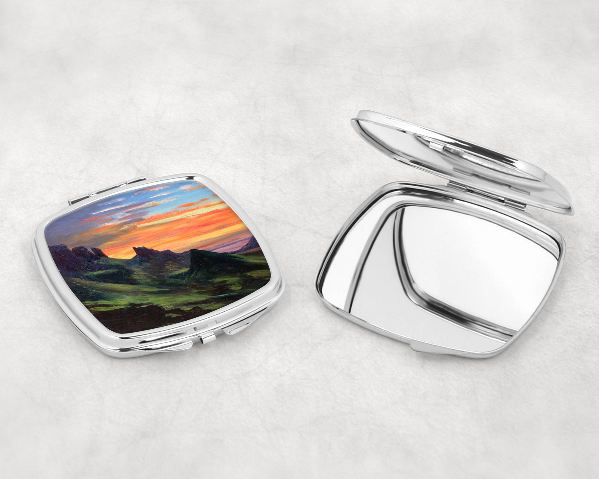 Quiraing Sunrise Compact Mirror